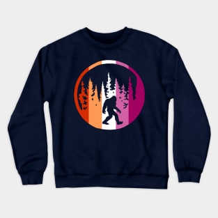 Lesbian Flag Bigfoot Crewneck Sweatshirt